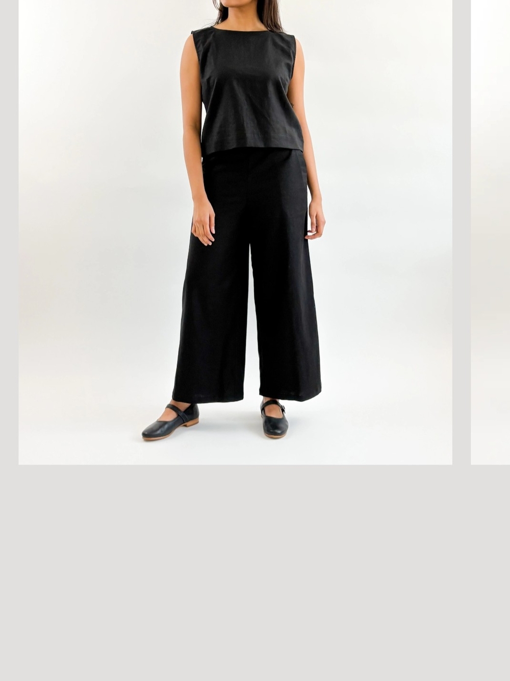 Sattva by Sarah Black Linen Pants